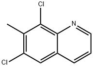 6,8-Dichloro-7-methylquinoline 结构式