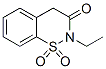 2-Ethyl-2H-1,2-benzothiazin-3(4H)-one 1,1-dioxide Structure