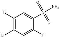 4-氯-2,5-二氟苯-1-磺酰胺,287172-62-7,结构式