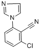 2-CHLORO-6-(1H-IMIDAZOL-1-YL)BENZONITRILE 结构式