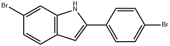 6-BroMo-2-(4-broMophenyl)-indole Structure