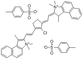 2-[2-[2-Chloro-3-[2-(1,3-d]-hydro-1,1,3-trimethyl-2H-benzo[e]-indole-2-ylidene)-ethylidene]-1-cyclopentene-1-yl]-ethenyl|2-[2-[2-Chloro-3-[2-(1,3-d]-hydro-1,1,3-trimethyl-2H-benzo[e]-indole-2-ylidene)-ethylidene]-1-cyclopentene-1-yl]-ethenyl