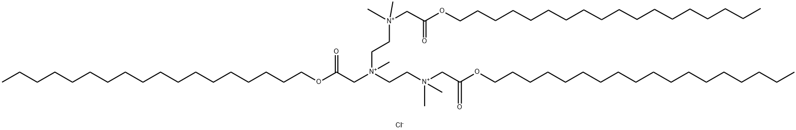 28719-79-1 2,2,5,8,8-pentamethyl-1,9-bis(octadecyloxycarbonyl)-5-(octadecyloxycarbonylmethyl)-2,5,8-triazonianonane trichloride