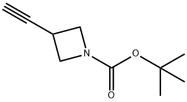 3-乙炔基-1-氮杂环丁烷甲酸叔丁酯 结构式