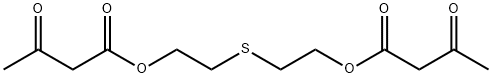 thiodiethylene diacetoacetate  Struktur