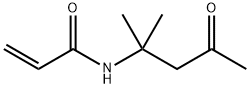 双丙酮丙烯酰胺,2873-97-4,结构式