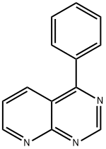 4-フェニルピリド[2,3-d]ピリミジン 化学構造式