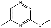 5-Methyl-3-(methylthio)-1,2,4-triazine 化学構造式