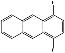 1,4-Difluoroanthracene Struktur