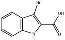 3-BROMOINDOLE-2-CARBOXYLIC ACID Structure