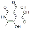 3,4-Pyridinedicarboxylic  acid,  1,2-dihydro-5-hydroxy-6-methyl-2-oxo-,2874-38-6,结构式