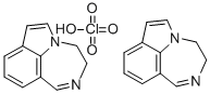 Pyrrolo(3,2,1-jk)(1,4)benzodiazepine, 3,4-dihydro-, perchlorate (2:1) 化学構造式