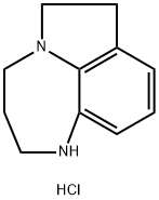 Pyrrolo(1,2,3-ef)(1,5)benzodiazepine, 1,2,4,5,6,7-hexahydro-, dihydroc hloride Struktur