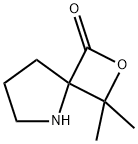 2-Oxa-5-azaspiro[3.4]octan-1-one,3,3-dimethyl-(9CI) 化学構造式