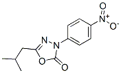 2-Isobutyl-4-(p-nitrophenyl)-1,3,4-oxadiazol-5(4H)-one,28741-00-6,结构式