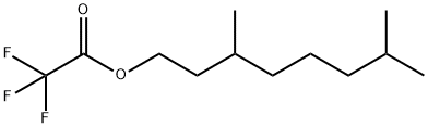 Trifluoroacetyl-3,7-dimethyloctanol, 28745-07-5, 结构式