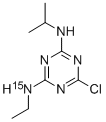 2-CHLORO-4-ETHYLAMINO-15N-6-ISOPROPYLAMINO-1,3,5-TRIAZINE Structure