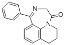 6H-Pyrido(3,2,1-jk)(1,4)benzodiazepin-4(3H)-one, 7,8-dihydro-1-phenyl- Structure