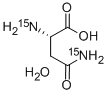 L-ASPARAGINE H2O (15N2) Struktur