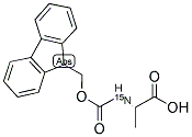 FMOC-ALA-OH-15N 结构式