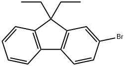 2-溴-9,9-二乙基芴,287493-15-6,结构式