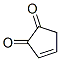 1-Cyclopentene-3,4-dione Struktur