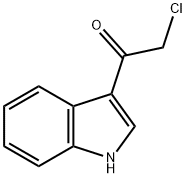 2-氯-1-(1H-吲哚-3-基)-乙酮, 28755-03-5, 结构式