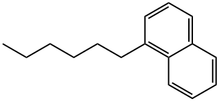 1-ヘキシルナフタレン 化学構造式