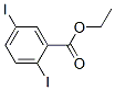 乙基2,5-二碘苯甲酸酯, 28769-00-8, 结构式