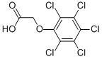 pentachlorophenoxyacetic acid Structure