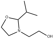 2-イソプロピル-3-(2-ヒドロキシエチル)オキサゾリジン 化学構造式
