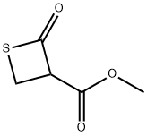 3-Thietanecarboxylicacid,2-oxo-,methylester(9CI) Structure