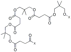 聚2,2-二甲基-1,3-丙稀琥珀酸酯, 28776-65-0, 结构式