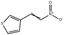 3-(2-ニトロビニル)チオフェン 化学構造式