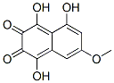 1,4,5-trihydroxy-7-methoxy-naphthalene-2,3-dione Structure