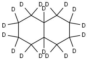 DECAHYDRONAPHTHALENE-D18 Struktur