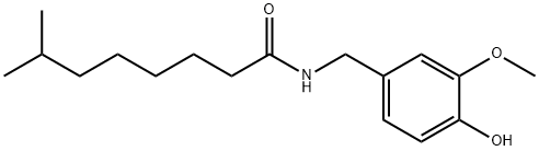 ノルジヒドロカプサイシン 化学構造式