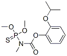 N-(Dimethoxyphosphinothioyl)-N-methylcarbamic acid o-isopropoxyphenyl ester Struktur