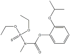 N-(Diethoxyphosphinothioyl)-N-methylcarbamic acid o-isopropoxyphenyl ester,28789-77-7,结构式