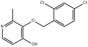 3-[(2,4-DICHLOROBENZYL)OXY]-2-METHYLPYRIDIN-4-OL Struktur