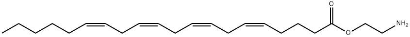 O-(2-AMINOETHYL)-5Z,8Z,11Z,14Z-EICOSATETRAENOATE Struktur