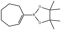 1-CYCLOHEPTENYLBORONIC ACID PINACOL ESTER,287944-13-2,结构式