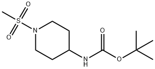 1-MS-4-BOC-氨基哌啶, 287953-38-2, 结构式