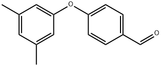 4-(3,5-DIMETHYLPHENOXY)BENZALDEHYDE 结构式