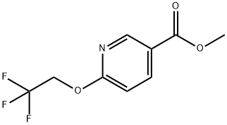 6-(2,2,2-三氟乙氧基)烟酸甲酯, 287979-27-5, 结构式