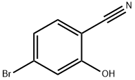 4-ブロモ-2-ヒドロキシベンゾニトリル 化学構造式