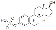 Estra-1,3,5(10)-triene-3,17-diol (17beta)-, hydrogen sulfate Struktur