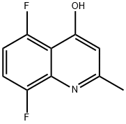 5,8-DIFLUORO-2-METHYL-QUINOLIN-4-OL,288151-26-8,结构式