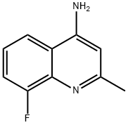 4-AMINO-8-FLUORO-2-METHYLQUINOLINE,288151-34-8,结构式