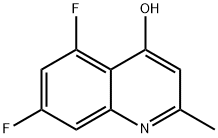 5,7-DIFLUORO-2-METHYL-QUINOLIN-4-OL Structure